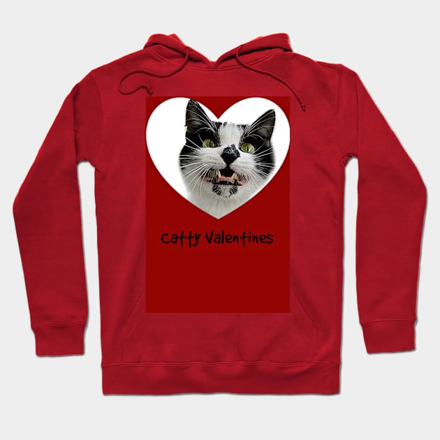 Catty Valentines Hoodie by Ladymoose